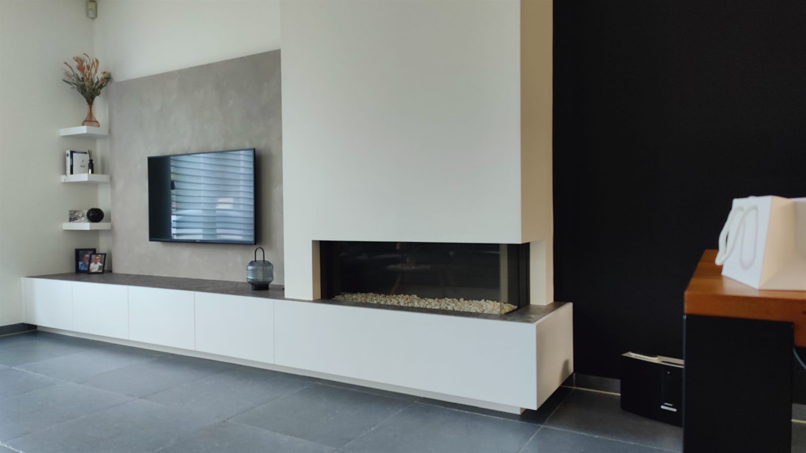TV-wand vanuit een ander perspectief