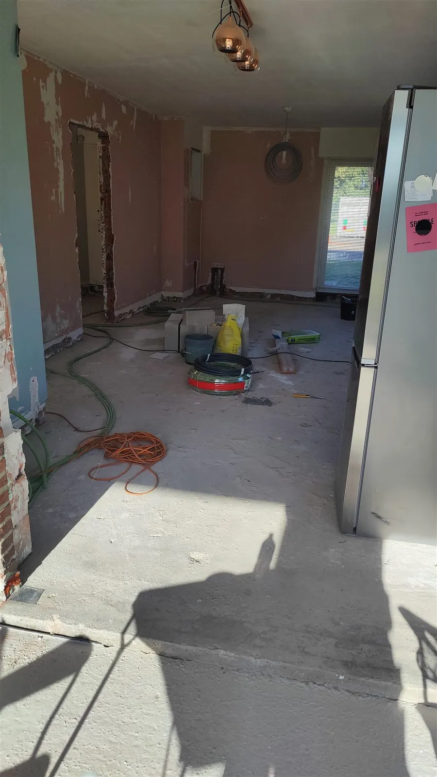 Renovatie van het gelijkvloers van een gezinswoning in Diepenbeek